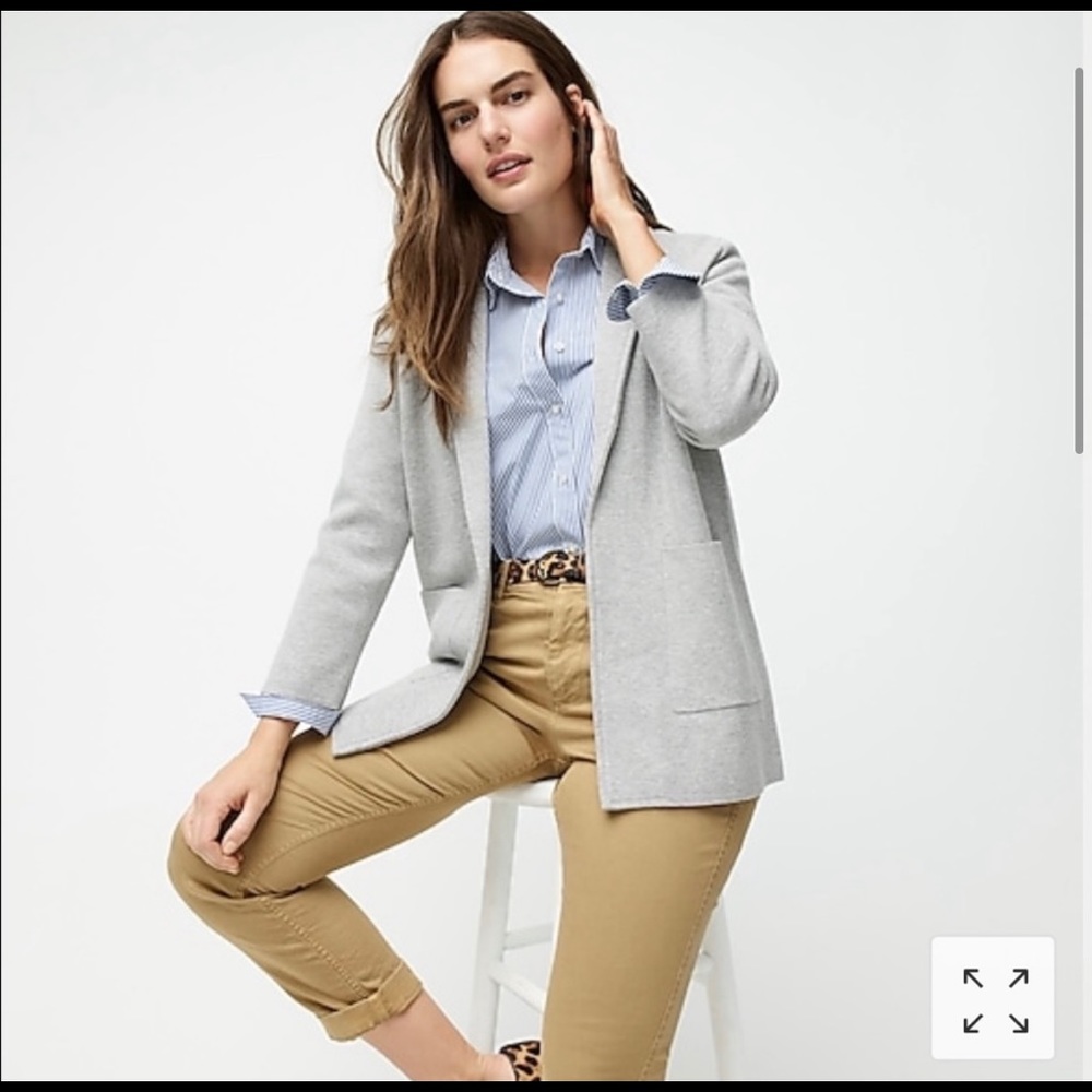 JCREW Sophie Open Front sweater blazer